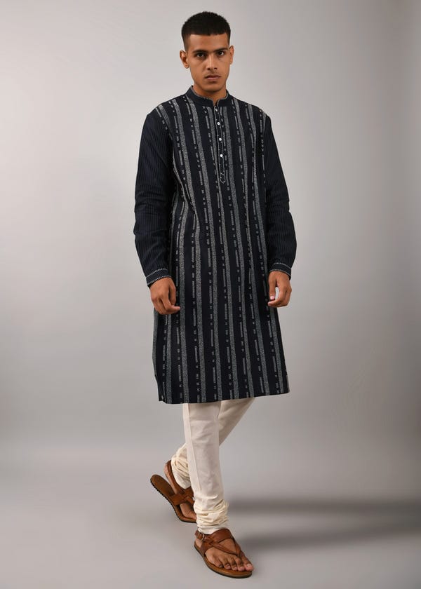 Countrymade India — Contrail Hand Embroidered Kurta Set