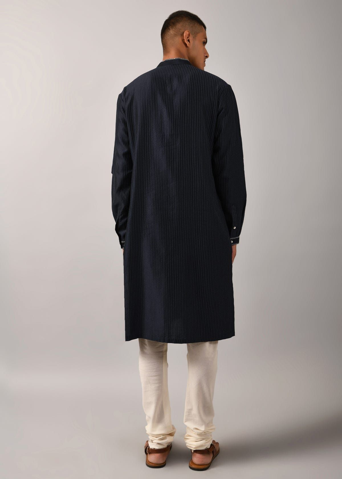 Contrail Hand Embroidered Kurta Set - image 4