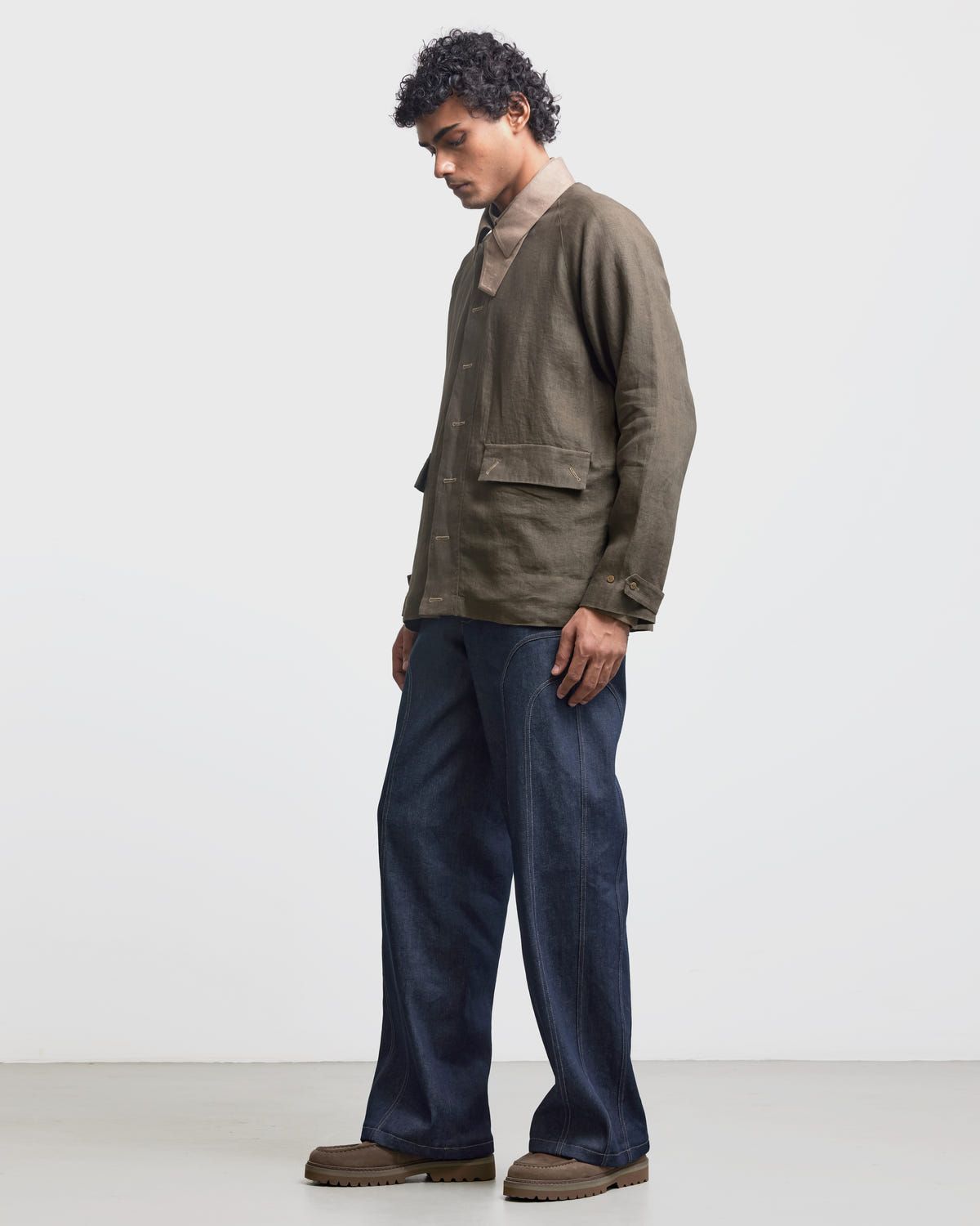 FAUX BUTTONHOLE WORKWEAR JACKET - image 4
