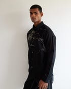 Black Hole Embroidered Shirt view 3