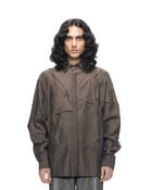 Deformed Hand Tuck Embroidered Shirt view 1