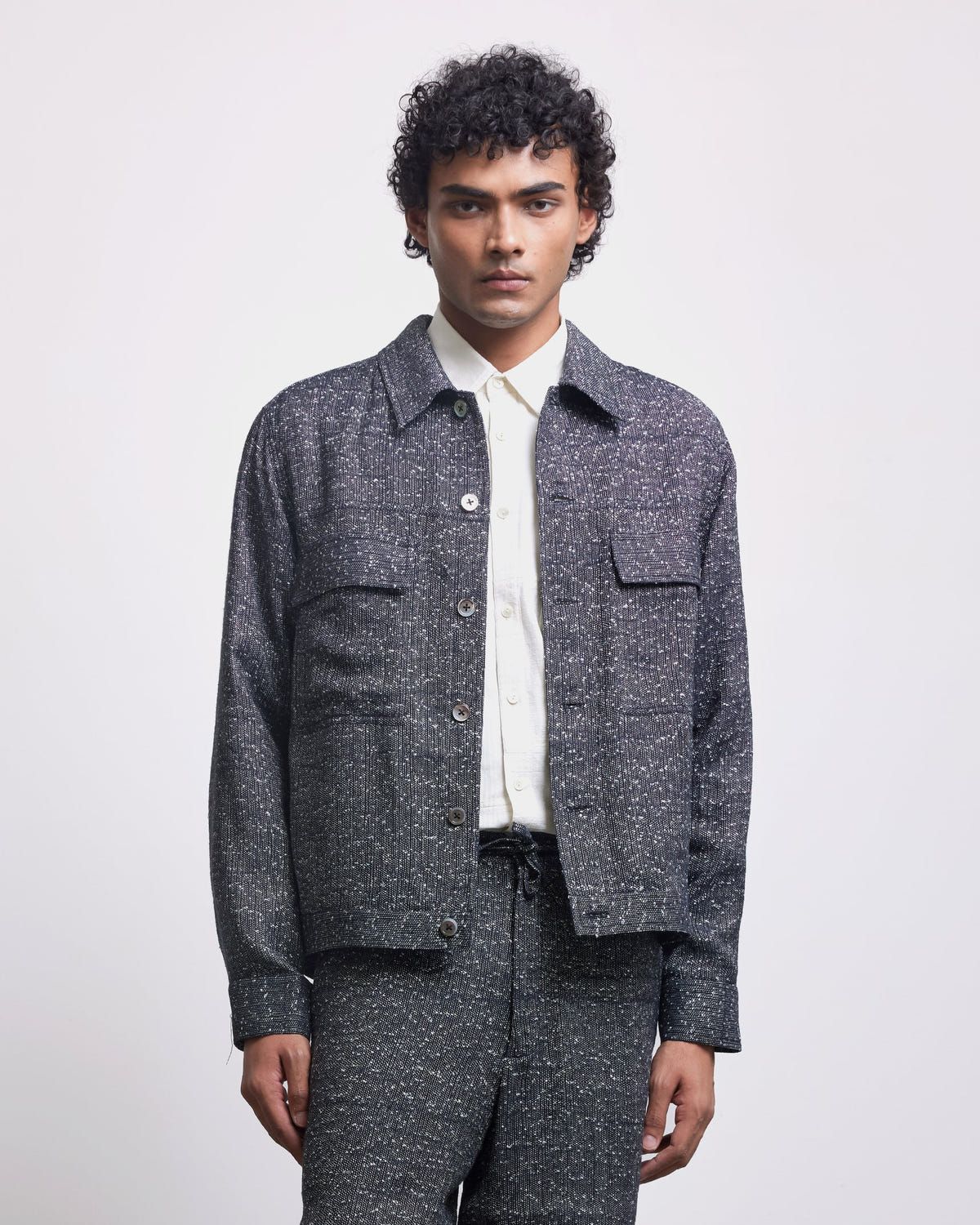 PRESENCE ABSENCE HANDLOOM JACKET - image 1