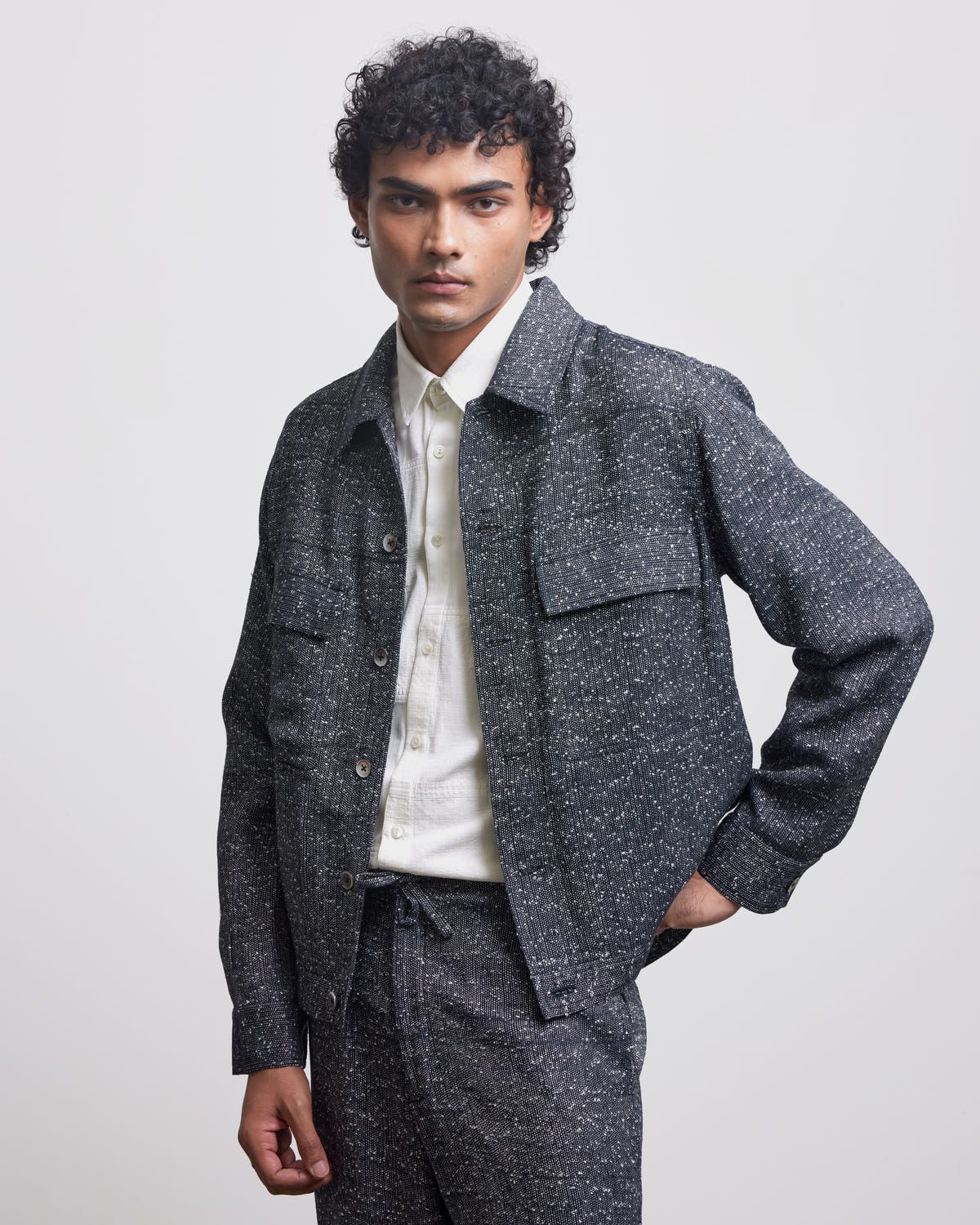 PRESENCE ABSENCE HANDLOOM JACKET - image 3