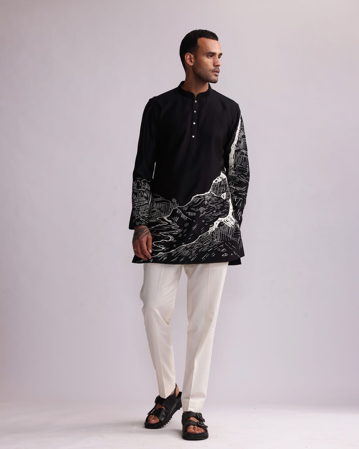 CANYON EMBROIDERED KURTA SET - image 4