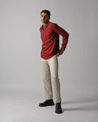 FLAP POCKET HALF-ZIPPER SHIRT view 3