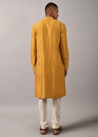 Diamond Pattern Embroidered Kurta Set view 4