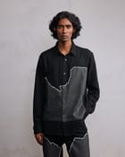 Broken window patch shirt view 1