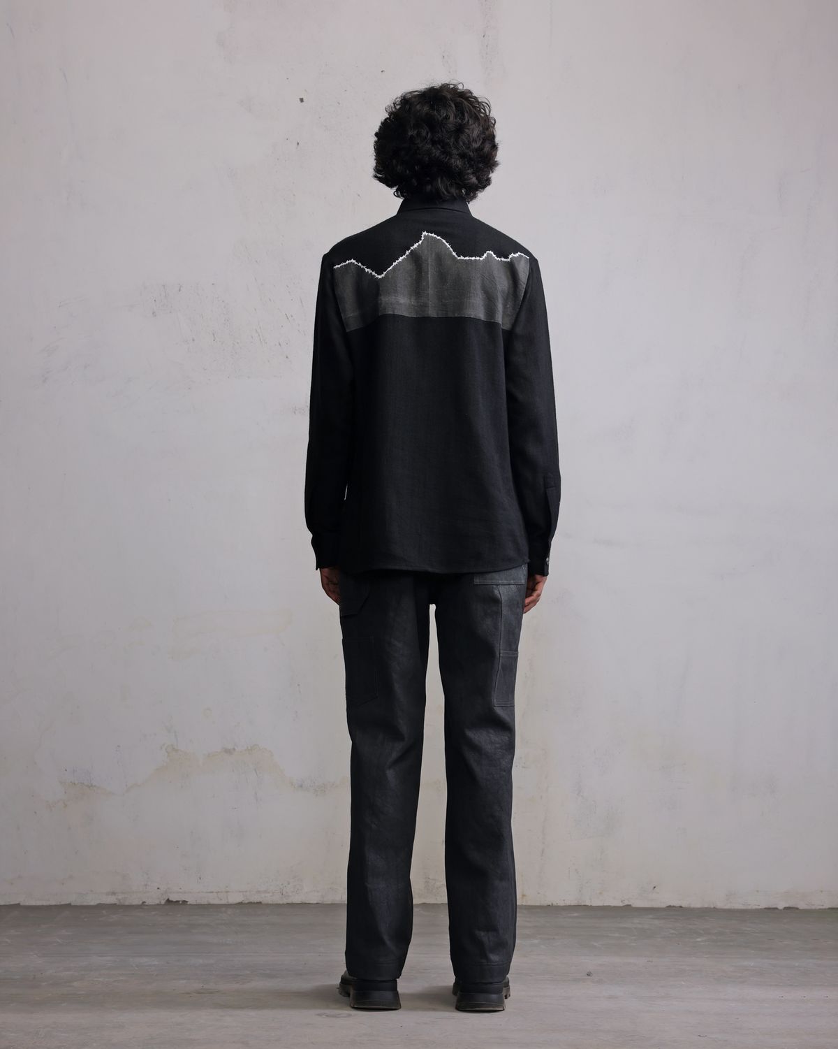Broken window patch shirt - image 2