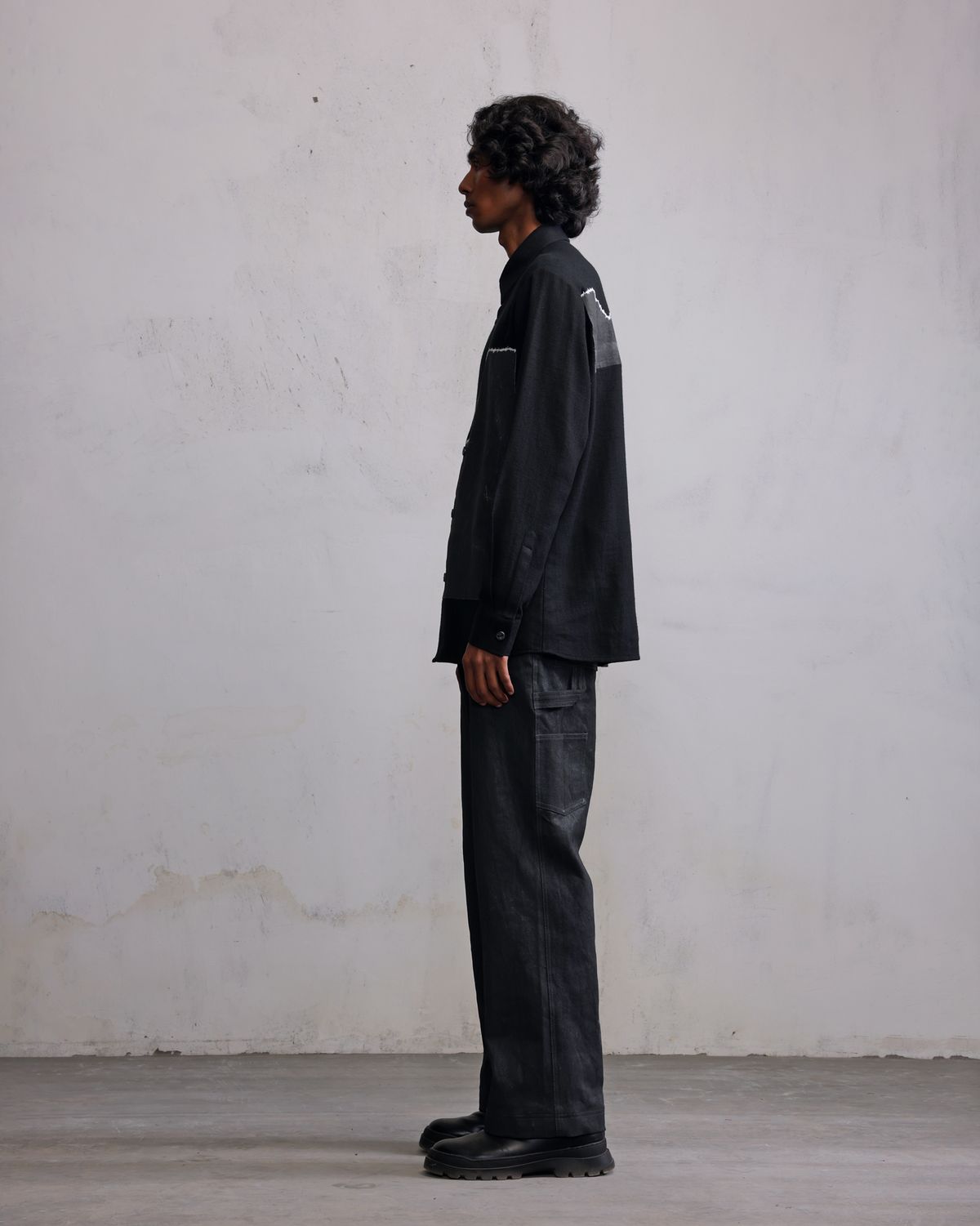 Broken window patch shirt - image 3