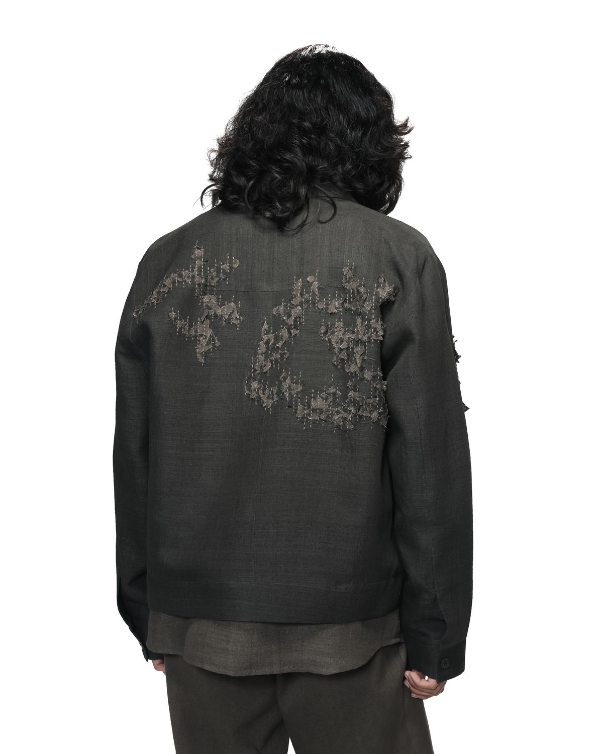 Shredded Woodland Trucker Jacket - image 3