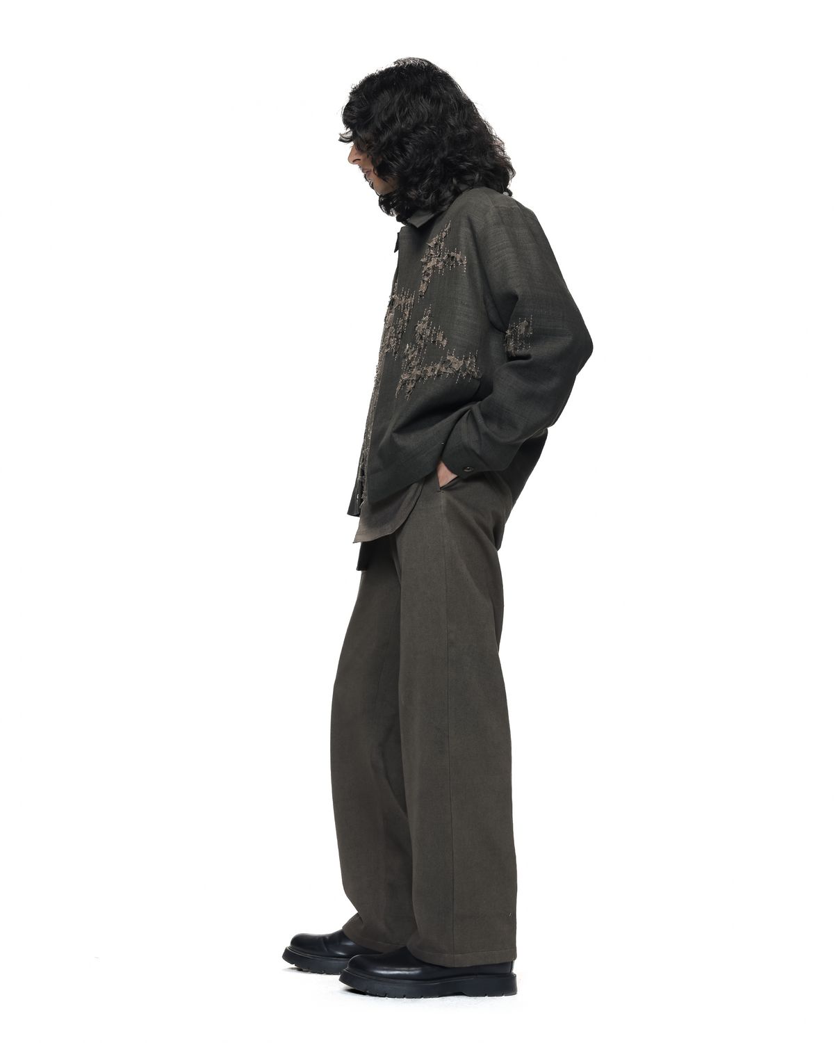 Shredded Woodland Trucker Jacket - image 4