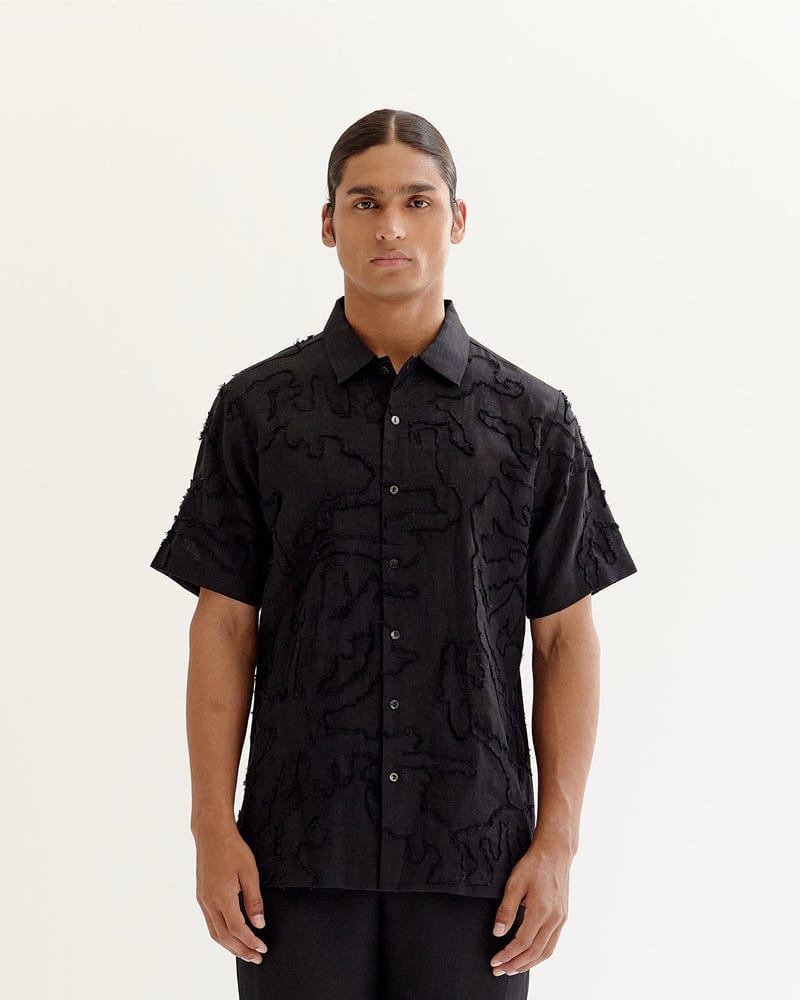 Eroded Camo Half Shirt