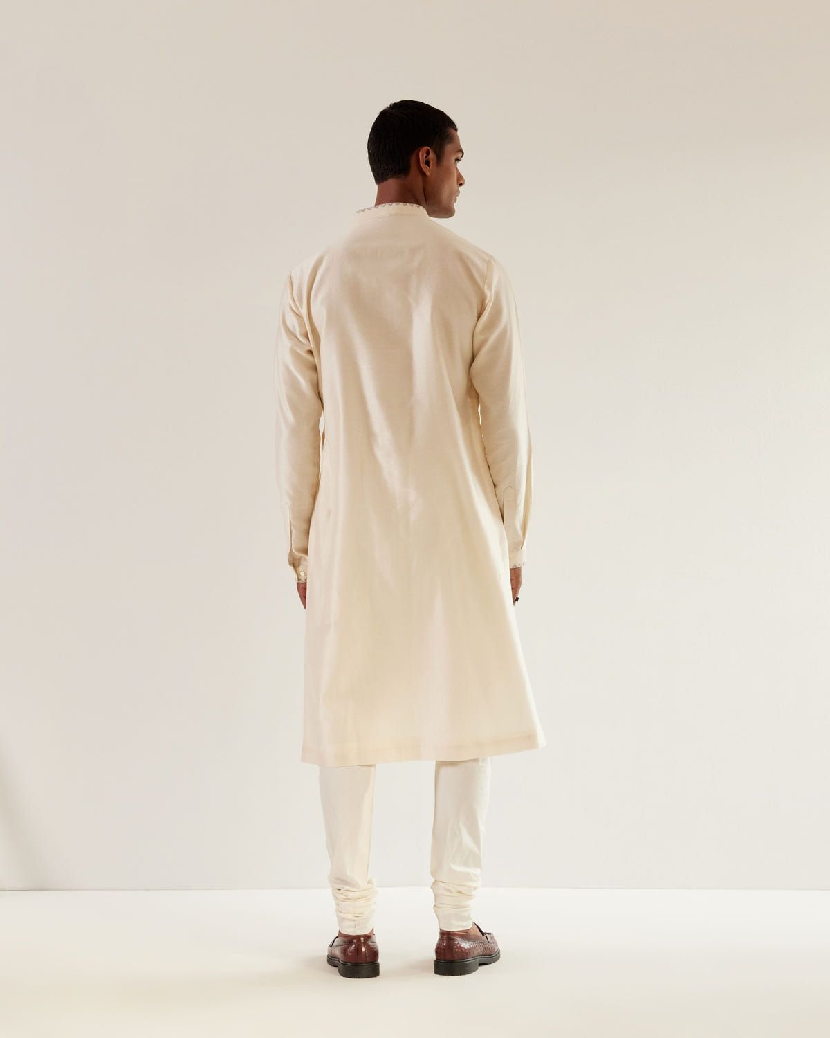 Camo-Block Yoke Embroidery Kurta Set - image 4