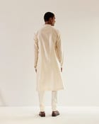 Camo-Block Yoke Embroidery Kurta Set view 4