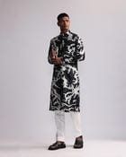 SHADOW CAMO PRINTED KURTA view 3