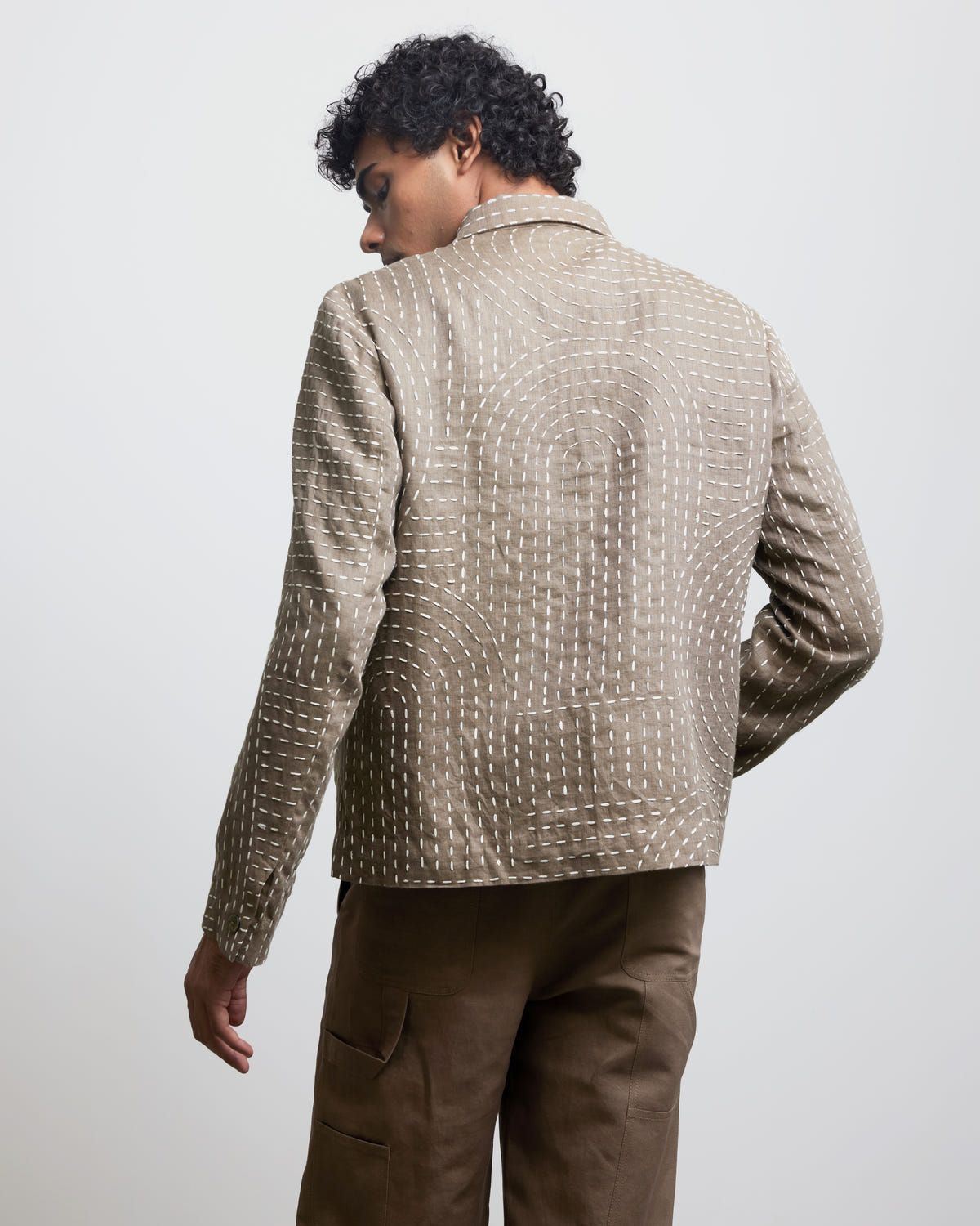 BAUHAUS KANTHA BEIGE JACKET - image 3
