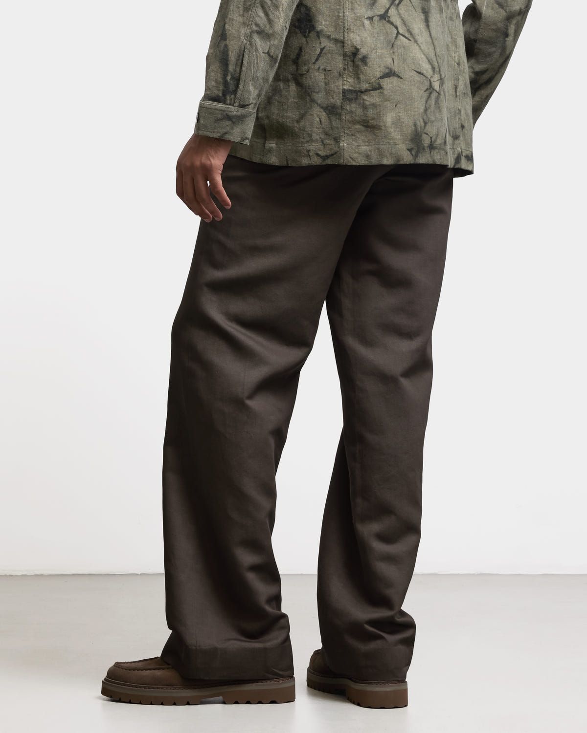 OLIVE TWILL PANTS - image 2