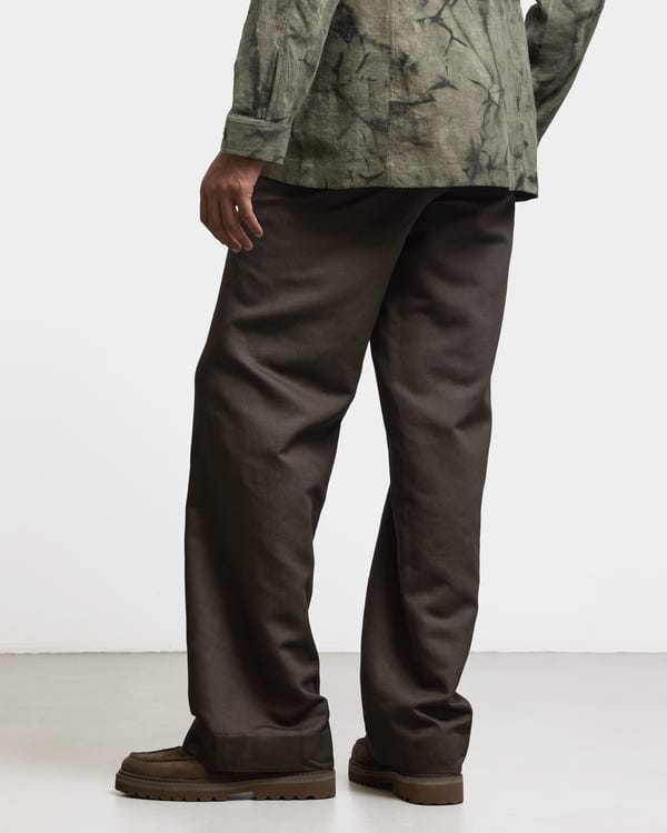 Countrymade India — OLIVE TWILL PANTS