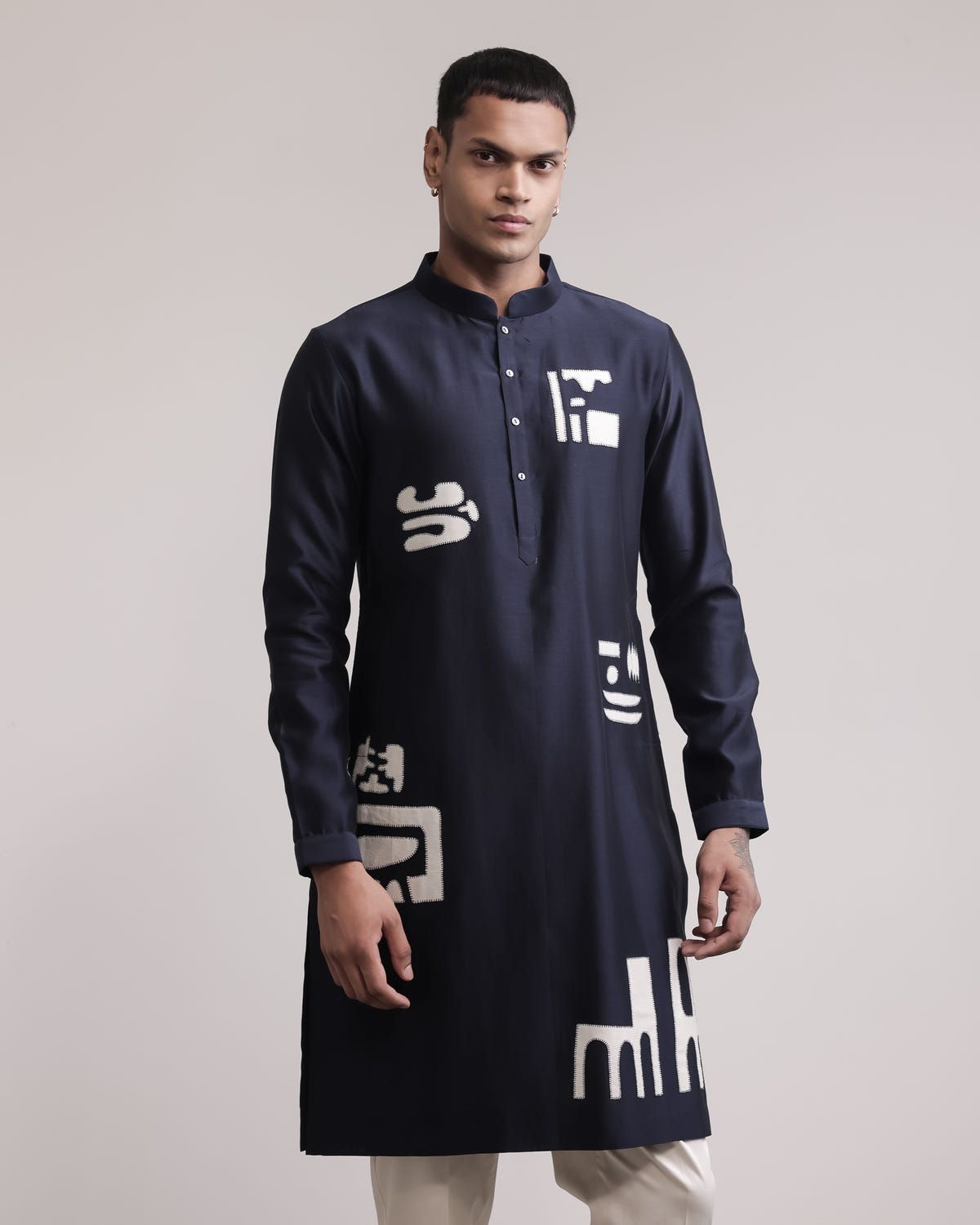 Urban Fossil Scattered Patchwork Kurta Set - image 3
