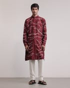 Trail Marker All Over Kurta Set view 1