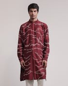 Trail Marker All Over Kurta Set view 3