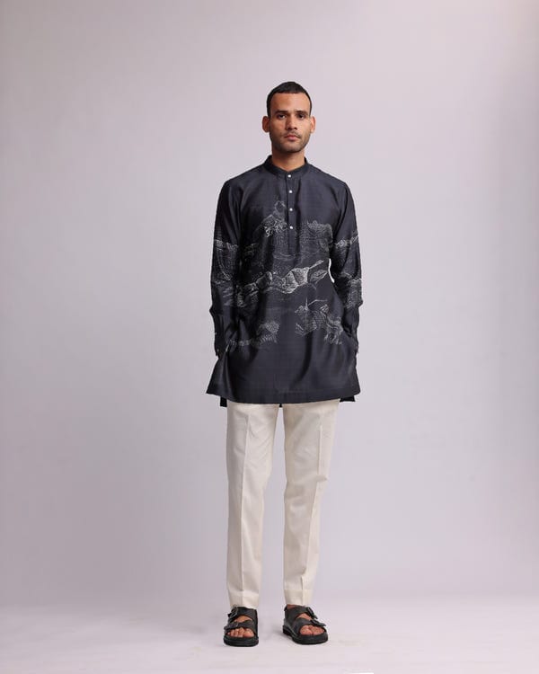 Countrymade India — DUNKIRK PRINTED KURTA