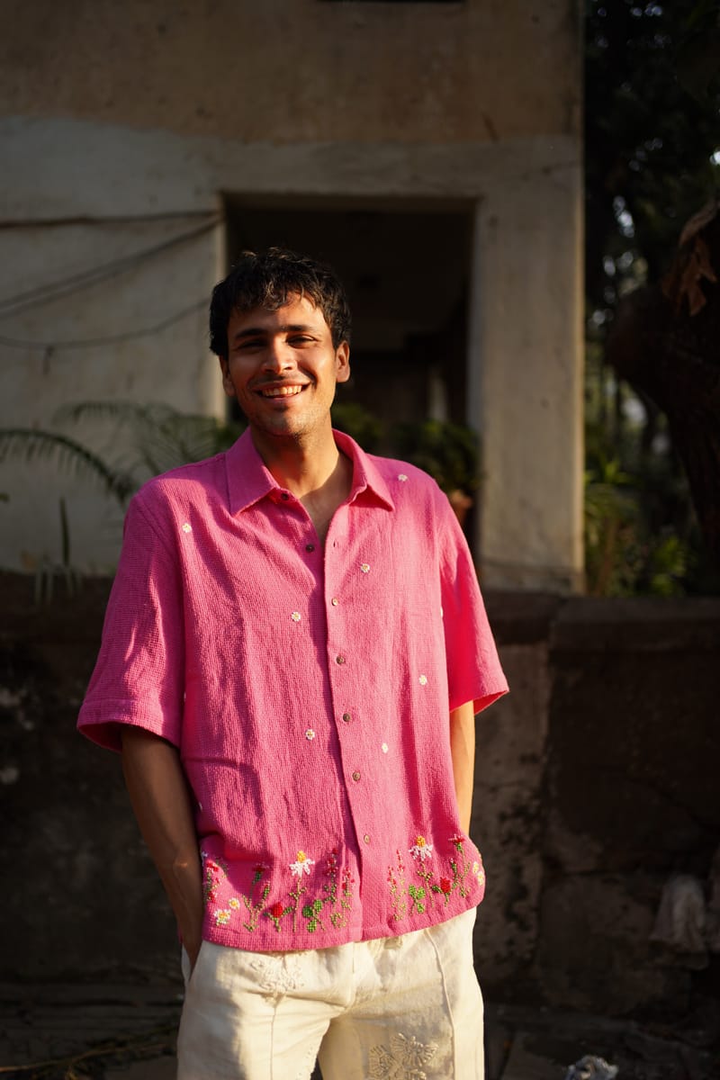 Bageecha Cross-Stitch Shirt