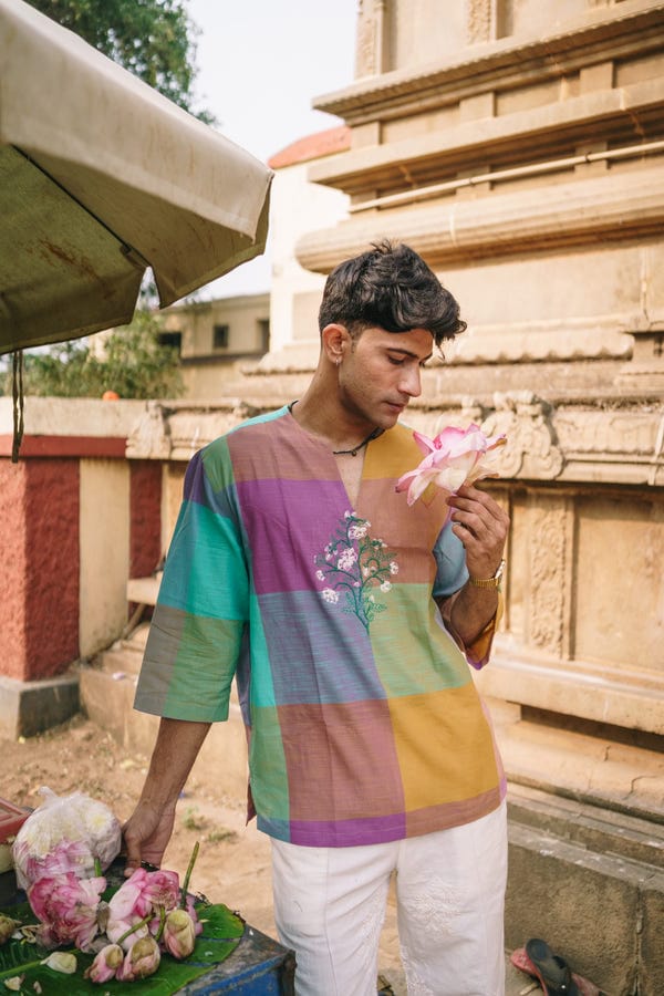 Darwaza — Mogra Relaxed Shirt