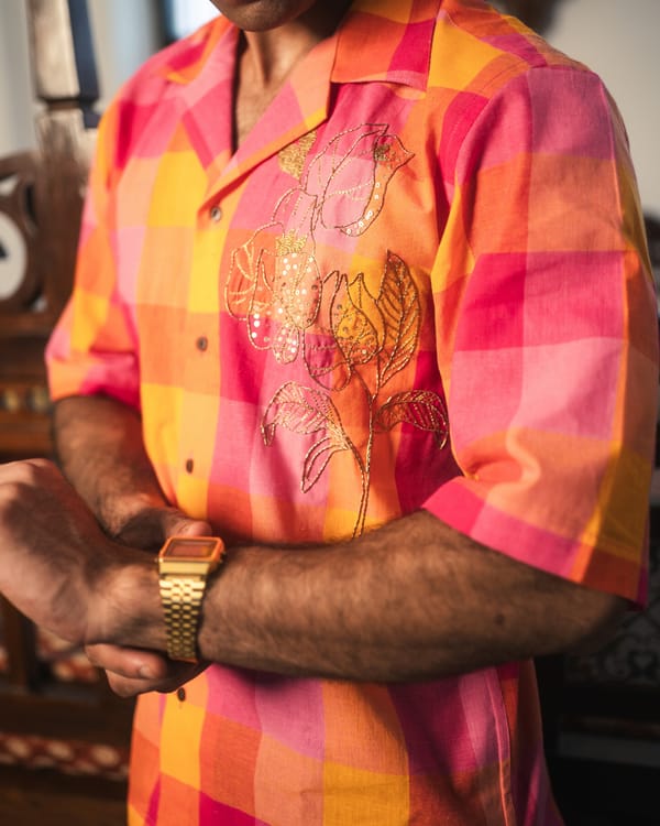 Darwaza — Bougainvillea Shirt