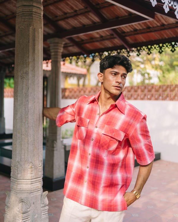 Darwaza — Red Kannur Shirt