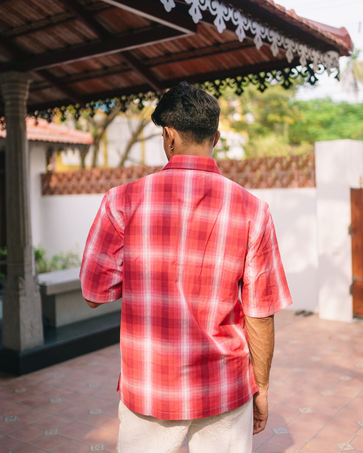 Red Kannur Shirt - image 3