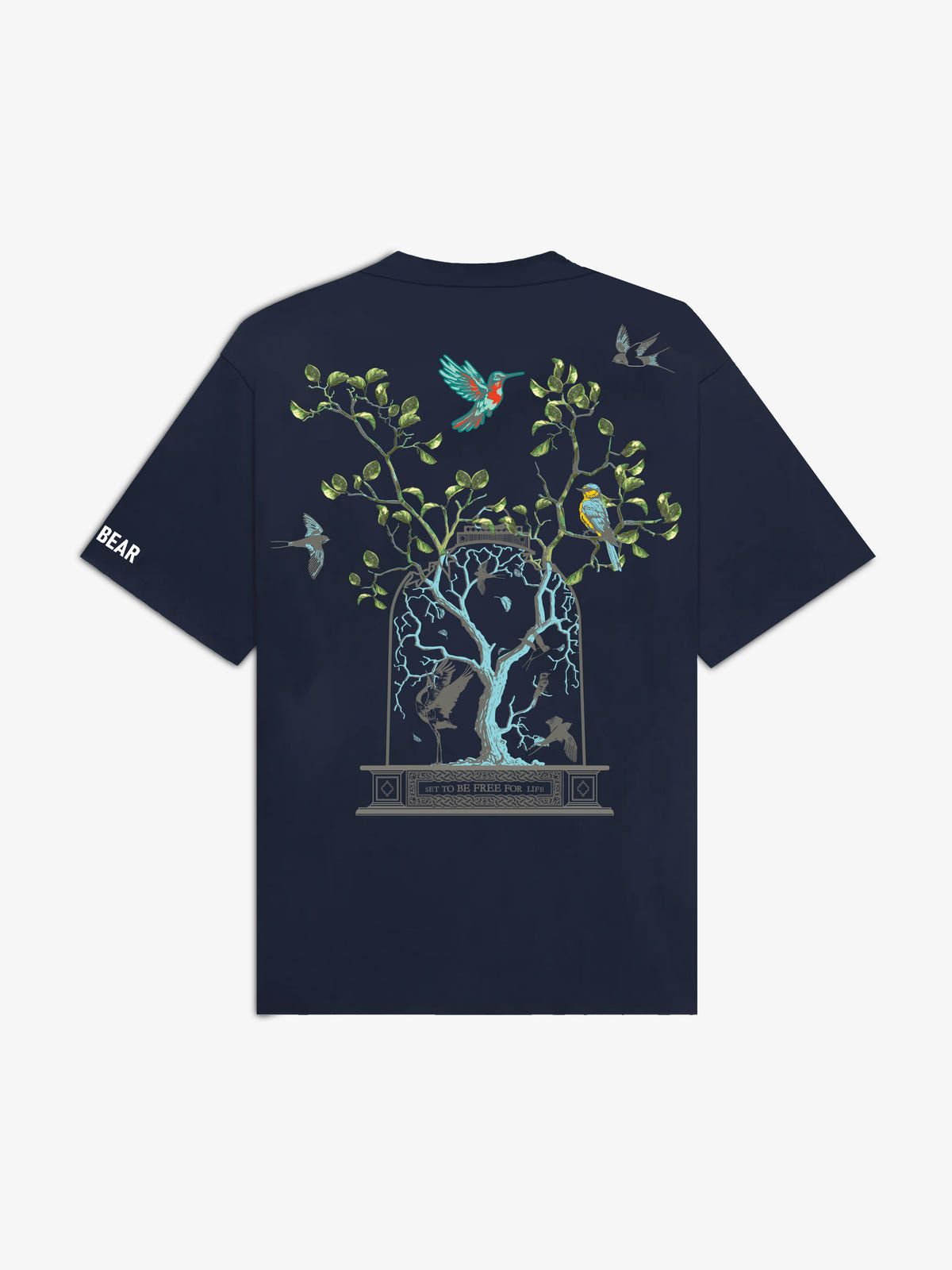 Set Free Tee Navy Blue - image 1