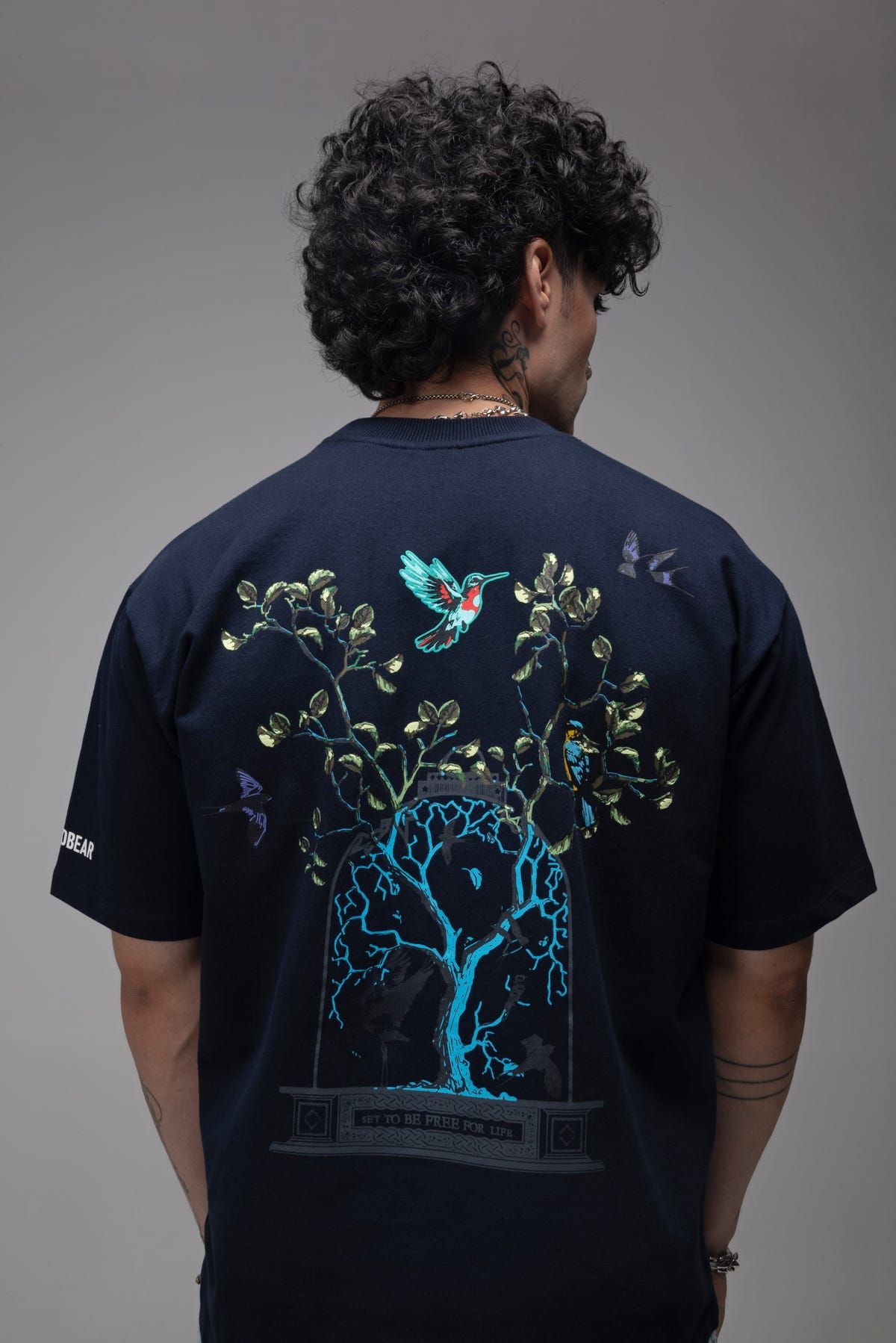 Set Free Tee Navy Blue - image 3
