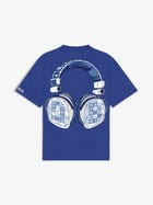 The Headphone Tee Royal Blue view 1