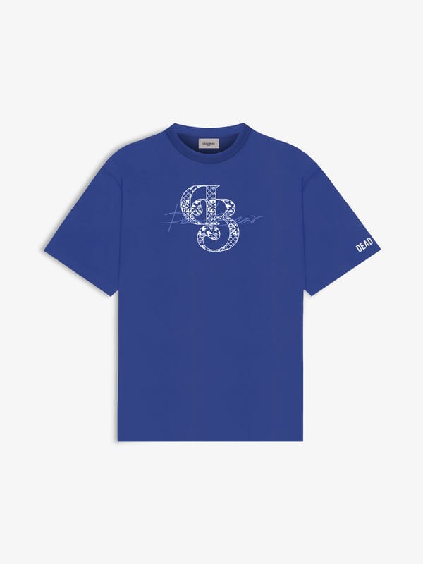 Deadbear — The Headphone Tee Royal Blue
