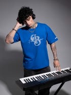 The Headphone Tee Royal Blue view 4