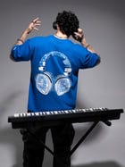 The Headphone Tee Royal Blue view 7