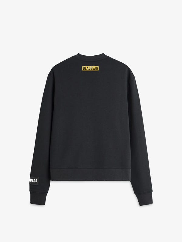 Deadbear — Black Graphic Sweatshirt