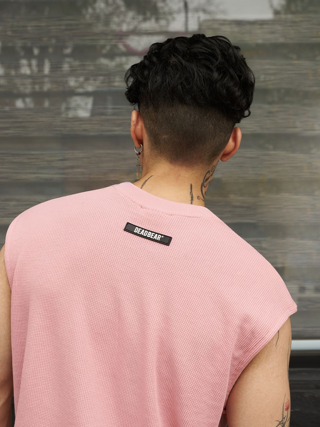 Waffle Tank Pink - image 8