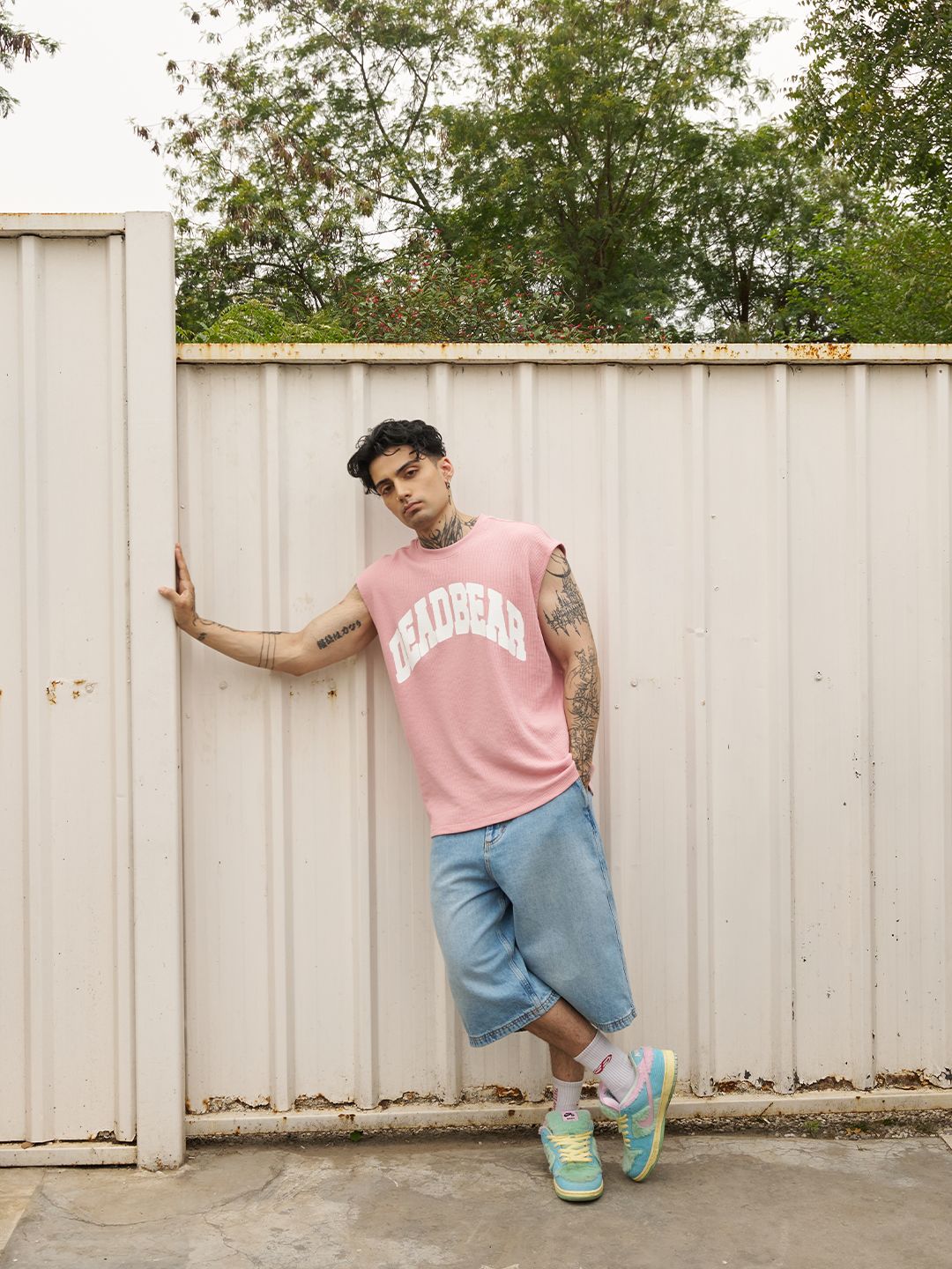 Waffle Tank Pink - image 10