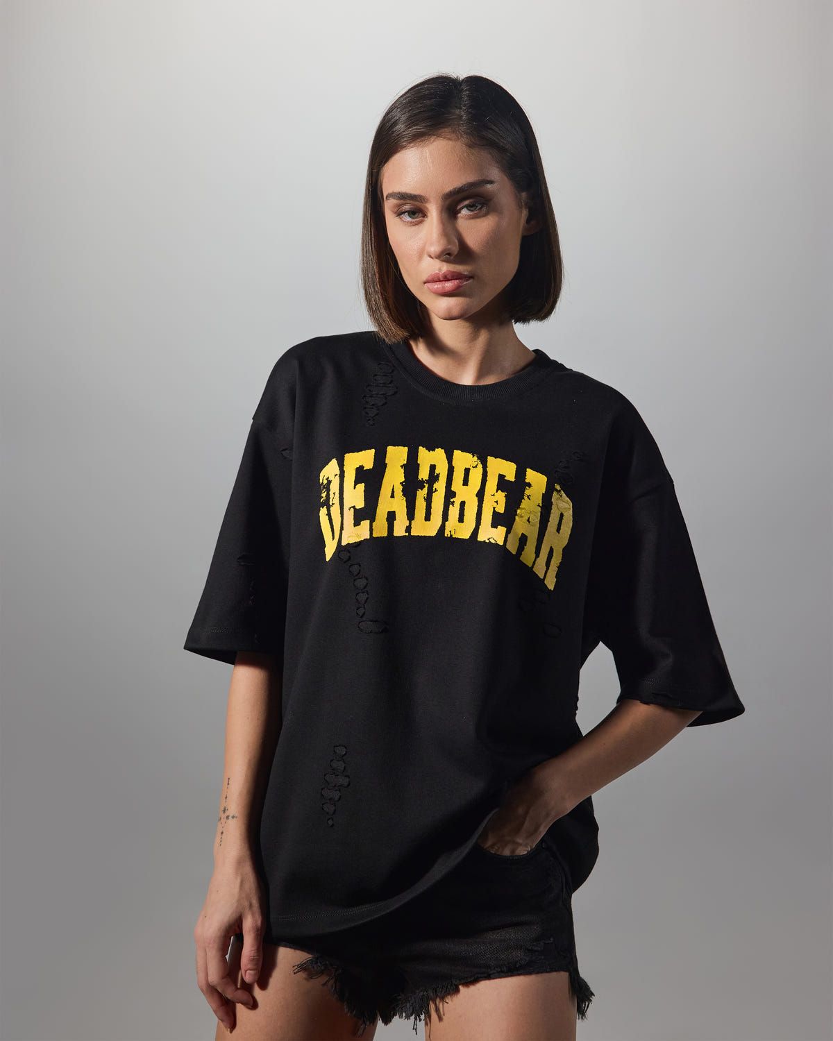 Distressed Black Tee 2.0 - image 3