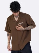 Bowling Shirt Caramel Brown view 3