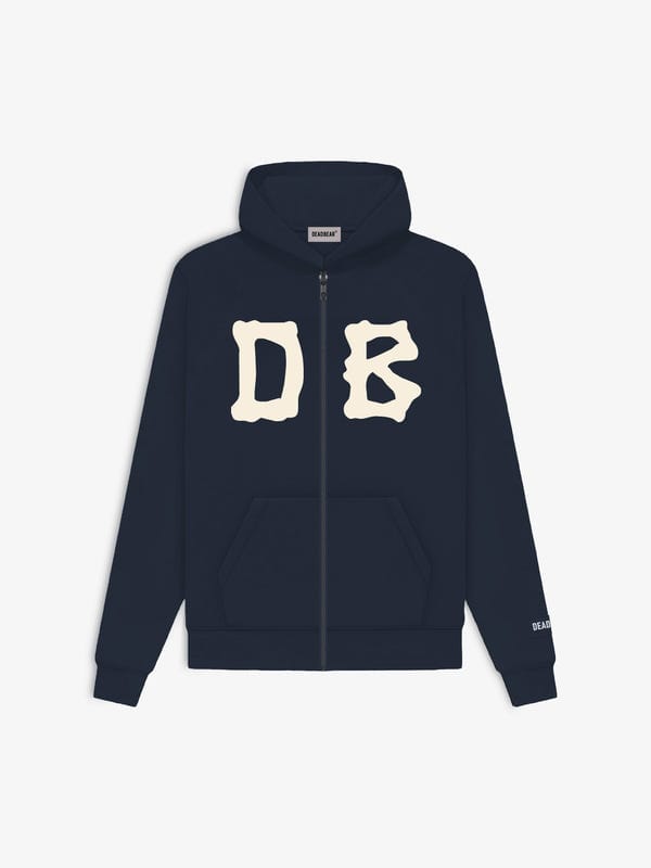 Deadbear — Bone Zipper Navy