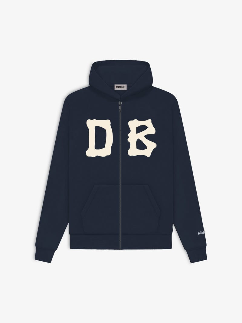 Bone Zipper Navy