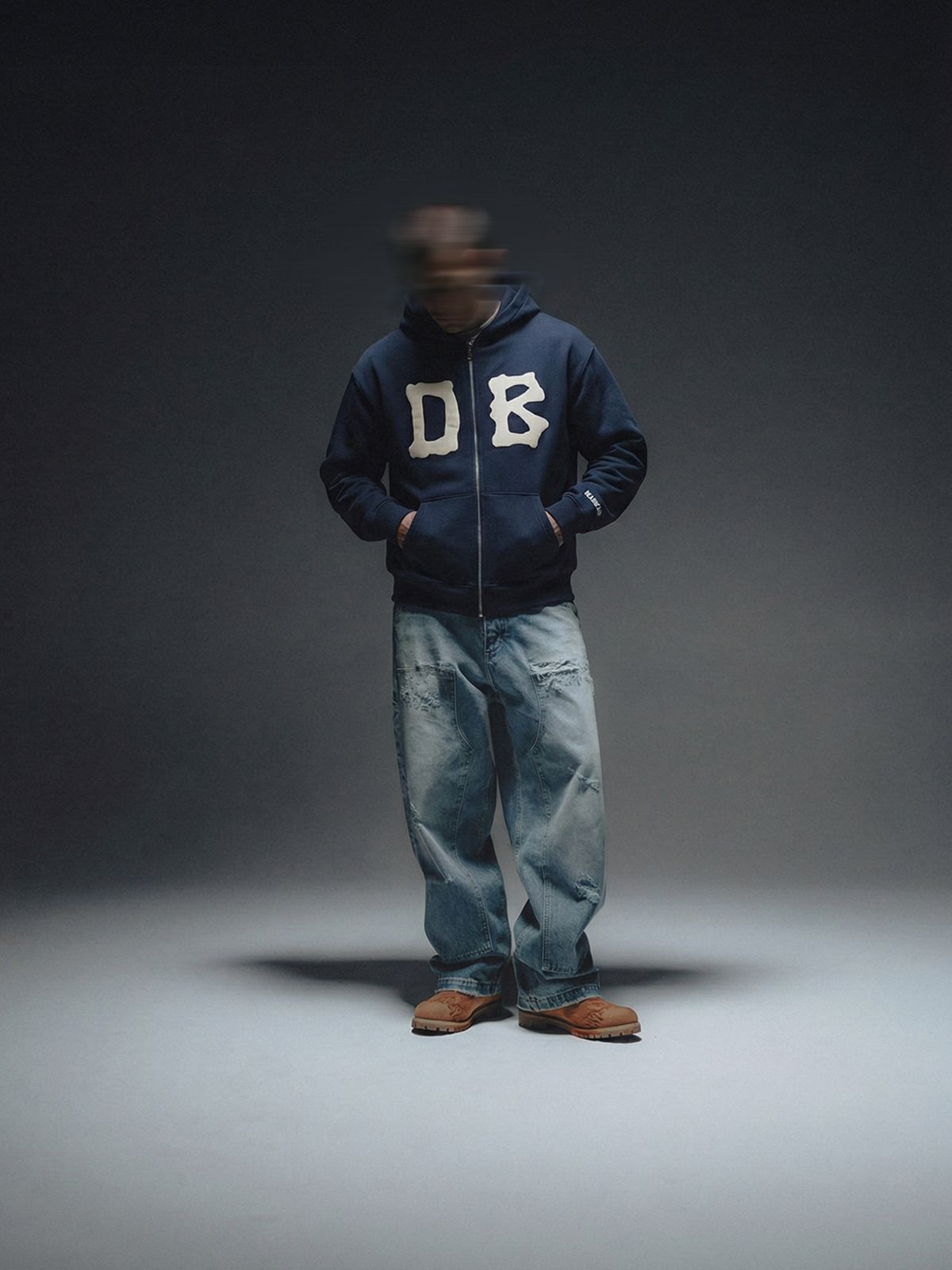 Bone Zipper Navy - image 3