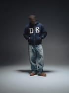 Bone Zipper Navy view 3