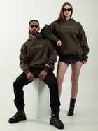 Basic Olive Hoodie view 4