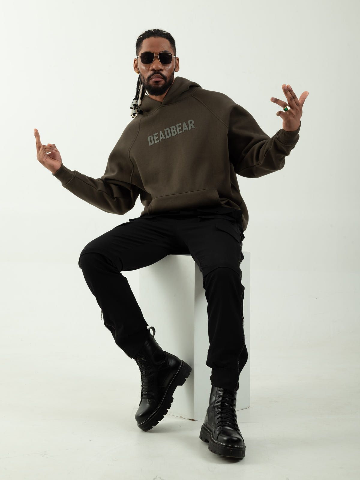 Basic Olive Hoodie - image 5