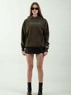 Basic Olive Hoodie view 7