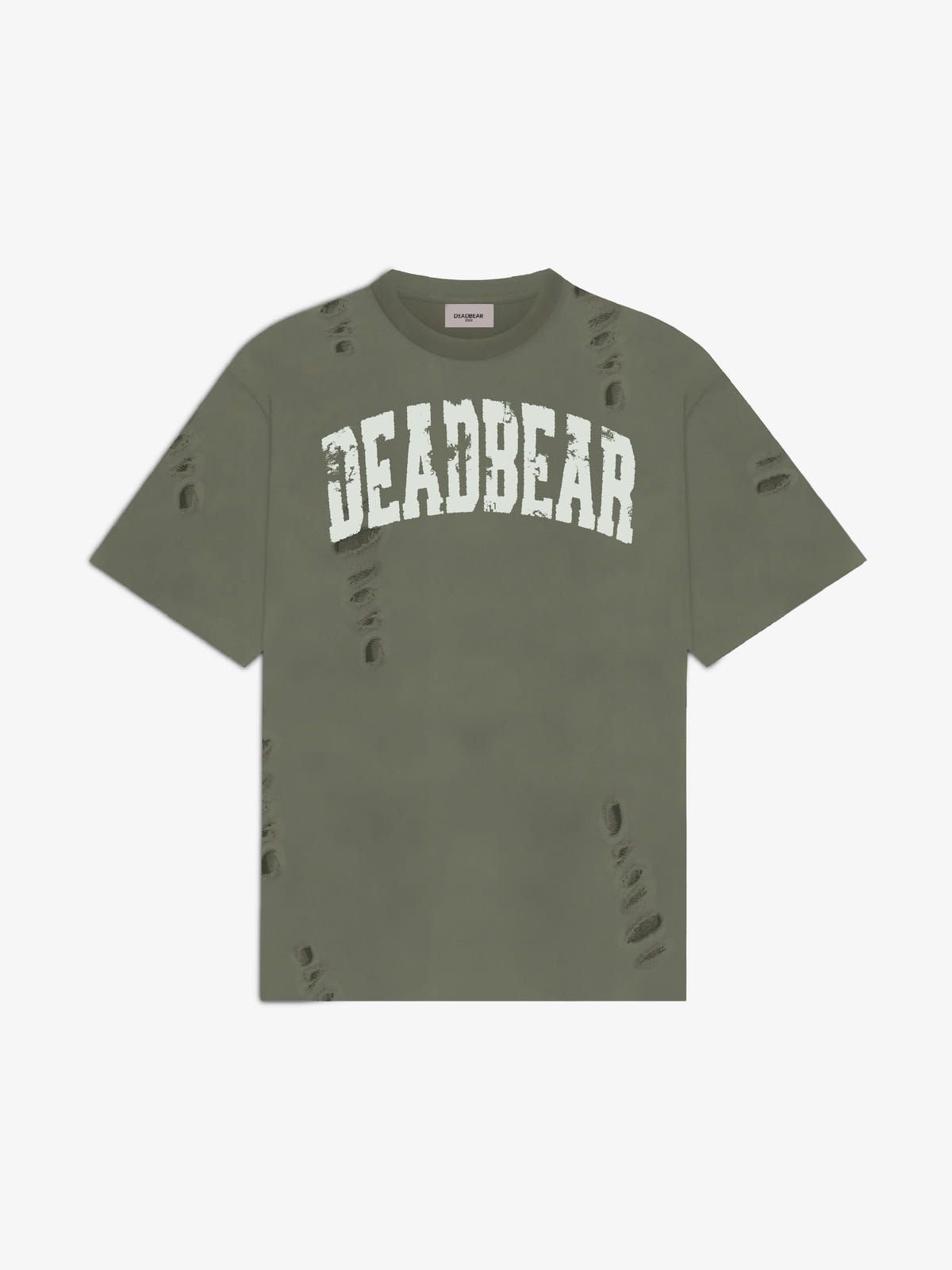 Distressed Olive Tee - image 1